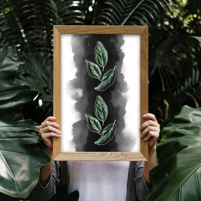 Moderne botanische Blätter Mauer Kunst, Dichtung u Poster (Von Creator hochgeladen)