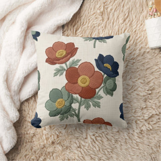 Moderne botanische Blumen-Wurfkissen Kissen