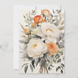 Moderne botanische Elegante Einladung zur Hochzeit