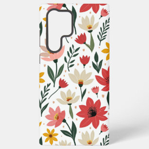 Moderne botanische florale farbenfrohe Sommergarte Samsung Galaxy Hülle