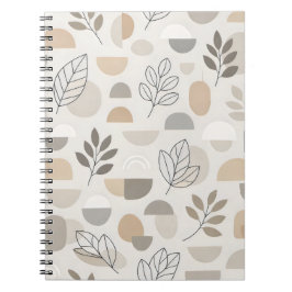 Moderne Botanische Geometrie Notizblock