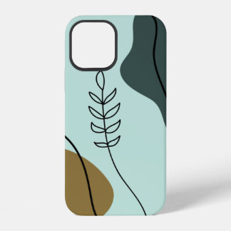 Moderne botanische iPhone-Hülle iPhone 12 Hülle