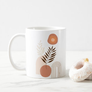Moderne botanische Morgenröte   Positive Vibes  Kaffeetasse