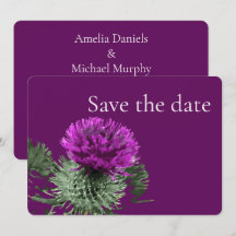 Moderne Botanische Save The Date