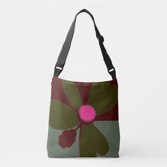Moderne botanische Tasche (Vorderseite)