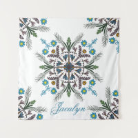 Moderne botanische Vegetation Bohemisch Mandala Na