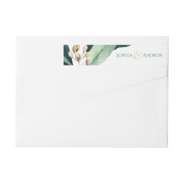 Moderne botanische Vegetation rustikale Hochzeitsm