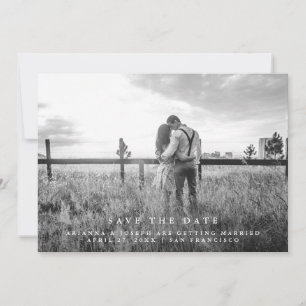 Moderne Botschaft   Save the Date Foto