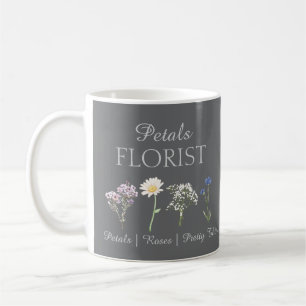 Moderne Boutique-Blumenladen-Branding Kaffeetasse