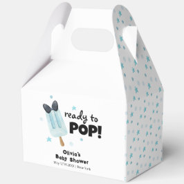 Moderne Bow Ice Cream für Pop Babydusche Geschenkschachtel