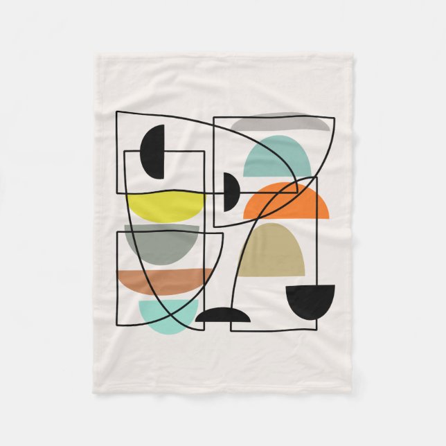 Moderne "Bowls" aus dem Mittelalter Fleecedecke (Vorderseite)