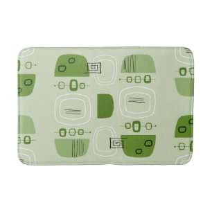 Moderne Bowls & Stones Chartreuse Badematte