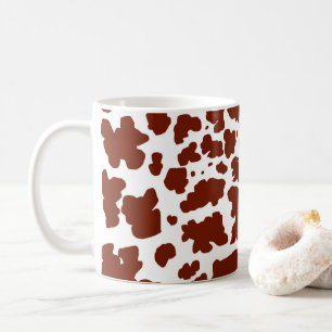 Moderne braune Kuhsteine drucken Kaffeetasse