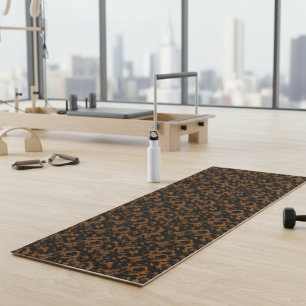 Moderne braune Schildpatt-Optik stilvoll Yogamatte