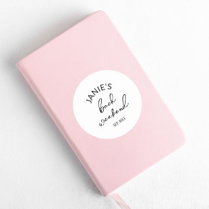 Moderne Braut/Junggesellinnen-Abschiedsparty Runder Aufkleber