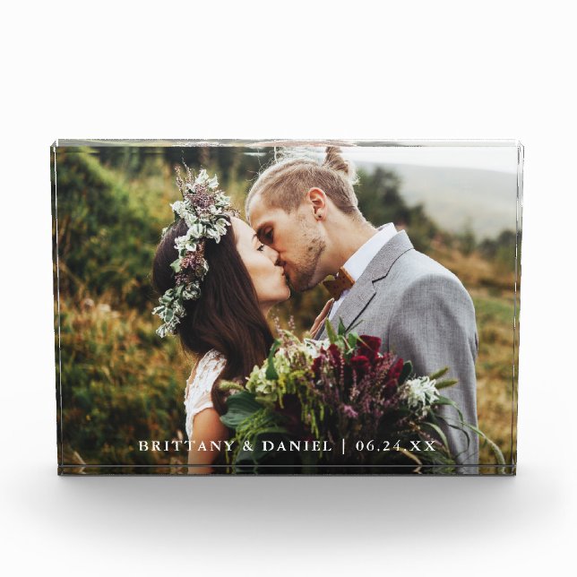 Moderne Braut und Bräuche Fotoblock (Vorderseite)