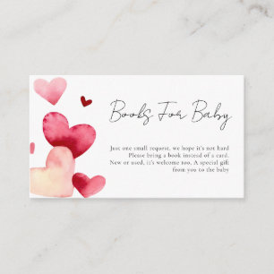 Moderne Brautpaar-Baby-Party-Buch-Anfrage Begleitkarte