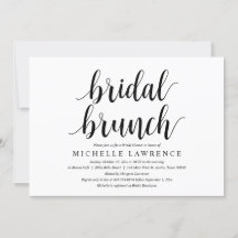Moderne Brautparty Brunch Celebration