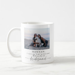 Moderne Bridesmaid-Tasse Kaffeetasse