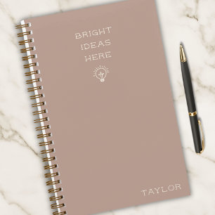 Moderne brillante Ideen personalisierter Name Blus Notizbuch