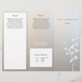 Moderne Broschüre "Luminy Silver Salon Wellness-Ce