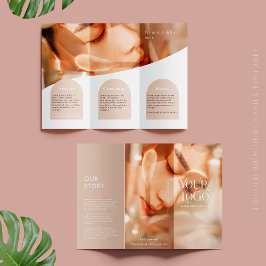 Moderne Broschüre "Soft Pink Business Trifold"