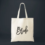 Moderne Brush Script Bridge Tragetasche<br><div class="desc">Moderne Trendy Brush Script Bridge Tote Bag</div>