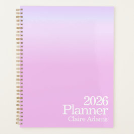 Moderne Bubblegum-Rosa-Ombre Planer