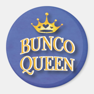 Moderne Bunco Königin Königliche Wasserfarbe Kro Magnet