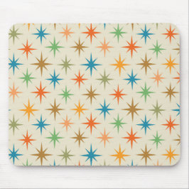 Moderne, bunte atomare Sternexplosion des Mittelal Mousepad