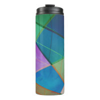 Moderne, bunte Dreiecke, trapezische Formen Kunst