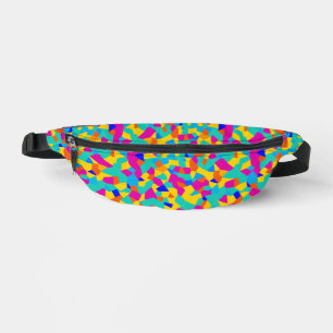 Moderne bunte geometrische Regenbogen-Abstraktion Bauchtasche
