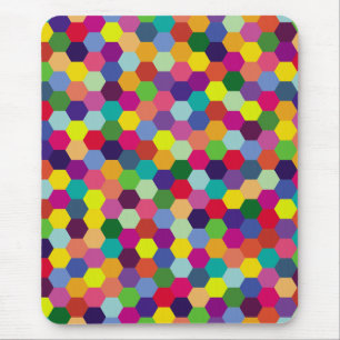 Moderne bunte Muster - Mode Frühling Hipster Mousepad