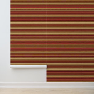 Moderne Burgund Gold Luxus Leinen Kollektion Tapete