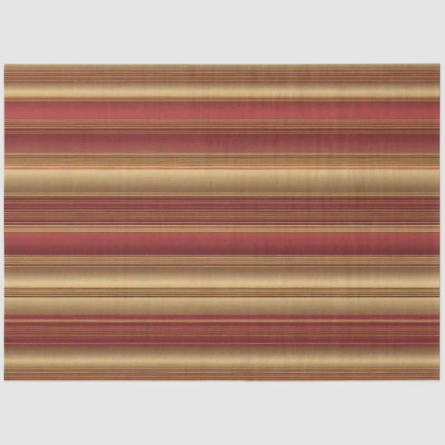 Moderne Burgundy Gold Luxury Linen Collection Seidenpapier (Vorderseite)