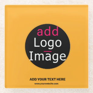 Moderne Business Custom Macaroni & Käse Hue Glasuntersetzer