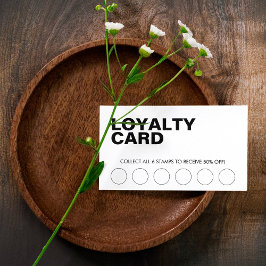 Moderne Business Discount Loyalty Card Treuekarte