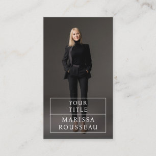 Moderne Business Foto Business Card Visitenkarte