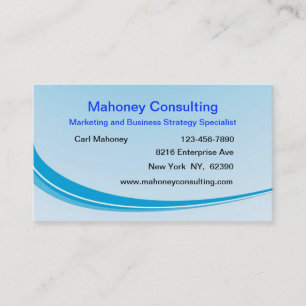 Moderne Business Marketing Consulting Visitenkarte