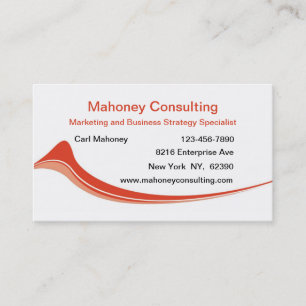 Moderne Business Marketing Consulting Visitenkarte