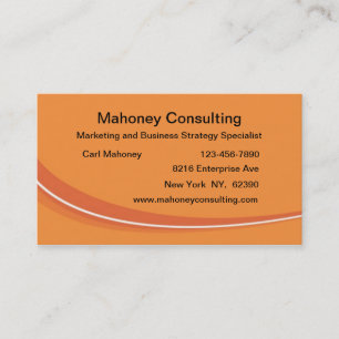 Moderne Business Marketing Consulting Visitenkarte