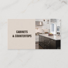 Moderne CABINETS & COUNTERTOPConstruction Card Visitenkarte