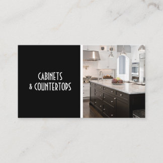 Moderne CABINETS & COUNTERTOPS Baukarte Visitenkarte