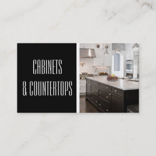 Moderne CABINETS & COUNTERTOPS Baukarte Visitenkarte
