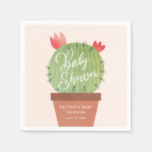 Moderne Cactus Baby Shower