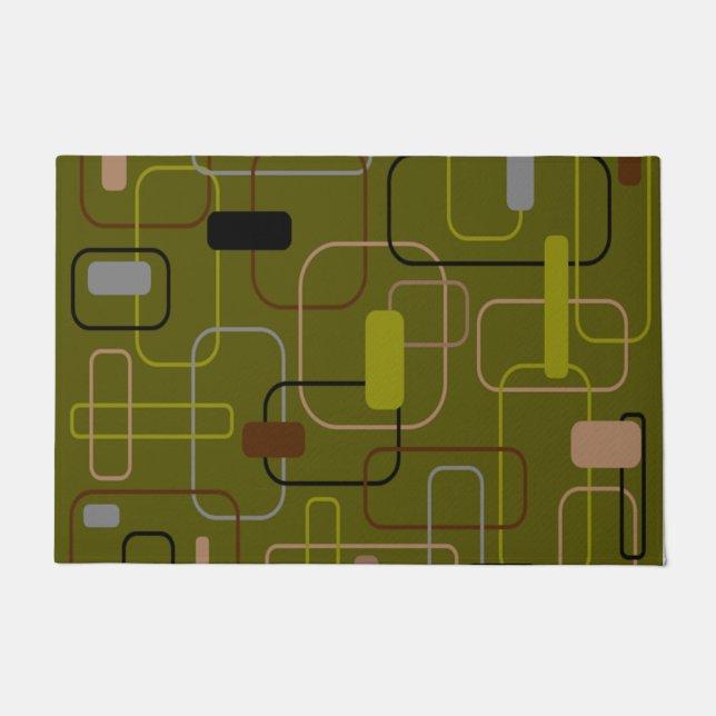 Moderne Camouflage aus dem Mittelalter  Fußmatte (Vorderseite)