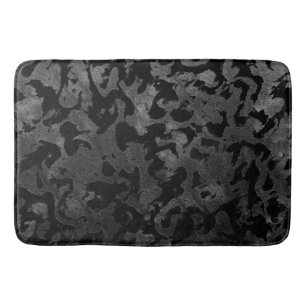 Moderne Camouflage - Schwarz und Dunkelgrau - Tarn Badematte