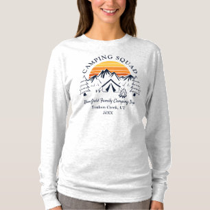 Moderne Camping-Squad-Matching-Mom-Familie T-Shirt