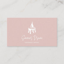 Moderne Candle Maker Blush Pink Minimalistische Bi