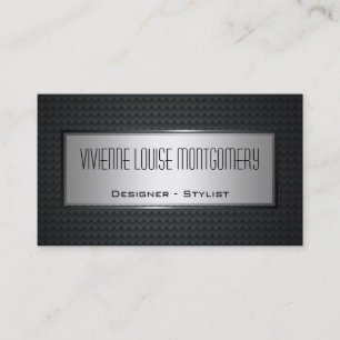 Moderne Carbon Fiber Beruflich Business Card Visitenkarte
